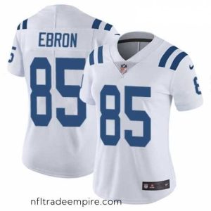 Gorgeous Womens Nike Indianapolis Colts 85 Eric Ebron White Vapor Untouchable Limited Player NFL Jersey