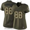 Alluring Womens Nike Indianapolis Colts 88 Marvin Harrison Elite Green Salute to Service NFL Jersey