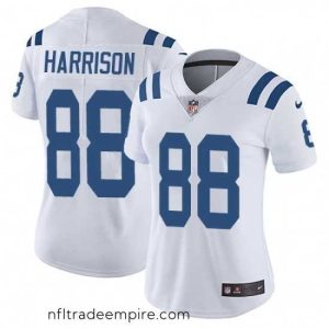 Stunning Womens Nike Indianapolis Colts 88 Marvin Harrison Elite White NFL Jersey