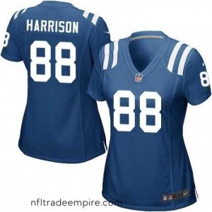 Enchanting Womens Nike Indianapolis Colts 88 Marvin Harrison Game Royal Blue Team Color NFL Jersey