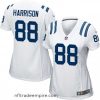 Stunning Womens Nike Indianapolis Colts 88 Marvin Harrison Game White NFL Jersey