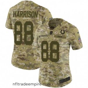 Enchanting Womens Nike Indianapolis Colts 88 Marvin Harrison Limited Camo 2018 Salute to Service NFL Jersey