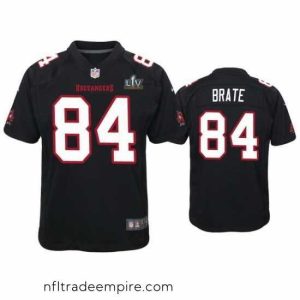 Charming Cameron Brate Buccaneers Black Super Bowl Lv Game Fashion Jersey