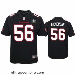 Alluring Hardy Nickerson Buccaneers Black Super Bowl Lv Game Fashion Jersey