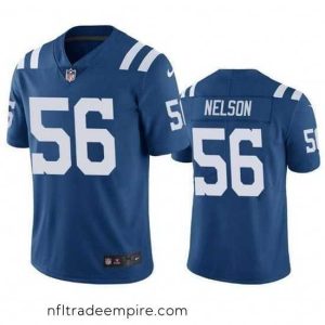 Gorgeous Indianapolis Colts 56 Quenton Nelson Blue Vapor Untouchable Limited Stitched Football Jersey