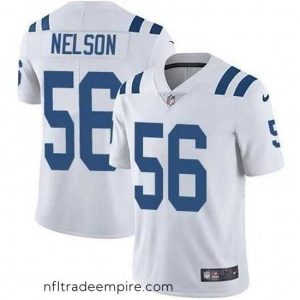 Enchanting Indianapolis Colts 56 Quenton Nelson White Vapor Untouchable Limited Stitched Football Jersey