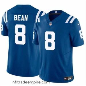 Charming Indianapolis Colts 8 Jason Bean Blue 2024 F.U.S.E Vapor Untouchable Limited Stitched Football Jersey