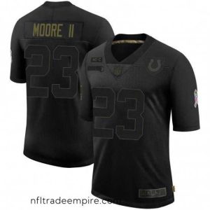 Alluring Indianapolis Colts Kenny Moore II Limited 2020 Salute To Service Jersey Black