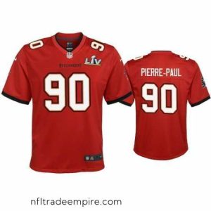 Magnificent Jason Pierre Paul Buccaneers Red Super Bowl Lv Game Jersey