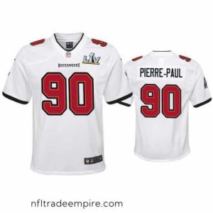 Delightful Jason Pierre Paul Buccaneers White Super Bowl Lv Game Jersey