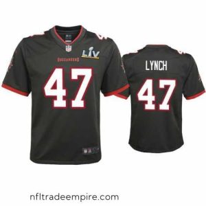 Enchanting John Lynch Buccaneers Pewter Super Bowl Lv Game Jersey
