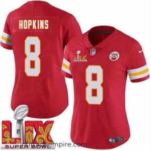 Enchanting Kansas City Chiefs DeAndre Hopkins #8 Red 2024 2025 Super Bowl LIX F.U.S.E Stitched Jersey
