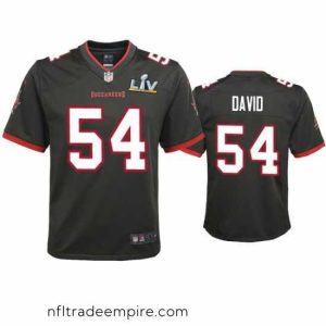 Charming Lavonte David Buccaneers Pewter Super Bowl Lv Game Jersey