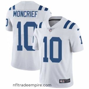 Gorgeous Nike Colts #10 Donte Moncrief White Stitched NFL Vapor Untouchable Limited Jersey