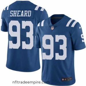 Magnificent Nike Colts #93 Jabaal Sheard Royal Blue Team Color Stitched NFL Vapor Untouchable Limited Jersey