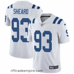Superb Nike Colts #93 Jabaal Sheard White Stitched NFL Vapor Untouchable Limited Jersey