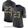 Superb Nike Indianapolis Colts 23 Frank Gore Limited Black 2016 Salute to Service NFL Jersey