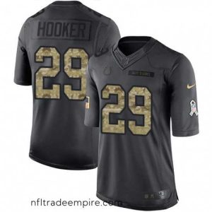 Alluring Nike Indianapolis Colts 29 Malik Hooker Limited Black 2016 Salute to Service NFL Jersey
