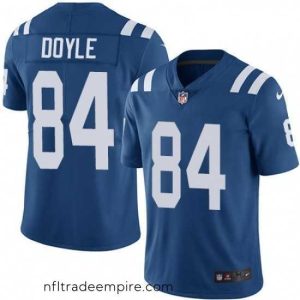 Alluring Nike Indianapolis Colts 84 Jack Doyle Royal Blue Team Color Vapor Untouchable Limited Player NFL Jersey