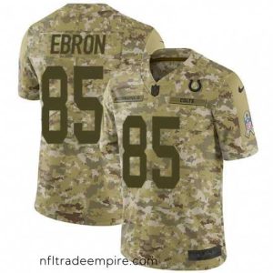 Exquisite Nike Indianapolis Colts 85 Eric Ebron Limited Camo 2018 Salute to Service NFL Jersey