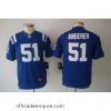 Charming Nike NFL Indianapolis Colts #51 Pat Angerer Blue Limited Jerseys