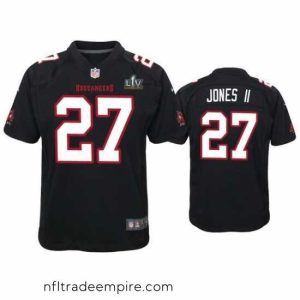 Charming Ronald Jones Ii Buccaneers Black Super Bowl Lv Game Fashion Jersey
