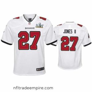 Gorgeous Ronald Jones Ii Buccaneers White Super Bowl Lv Game Jersey