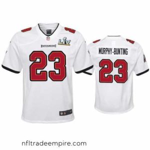 Irresistible Sean Murphy Bunting Buccaneers White Super Bowl Lv Game Jersey
