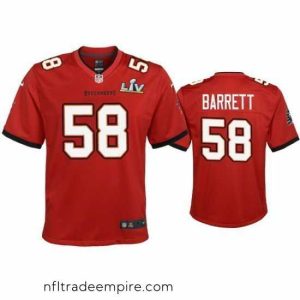 Enchanting Shaquil Barrett Buccaneers Red Super Bowl Lv Game Jersey