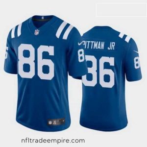 Superb mike pittman jr. indianapolis colts royal vapor limited jersey