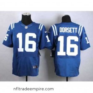 Delightful nike nfl jerseys indianapolis colts 16 dorsett blue[Elite]