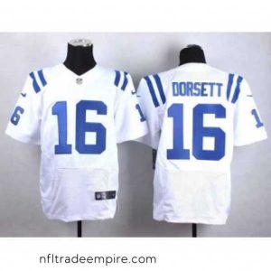 Magnificent nike nfl jerseys indianapolis colts 16 dorsett white[Elite]