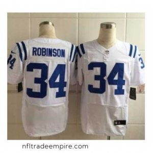 Stunning nike nfl jerseys indianapolis colts 34 robinson white[Elite][robinson]