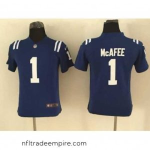 Irresistible nike nfl jerseys indianapolis colts 1 mcafee blue[nike]
