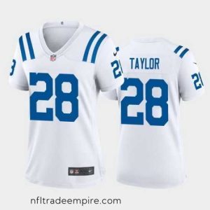 Alluring jonathan taylor indianapolis colts white game jersey